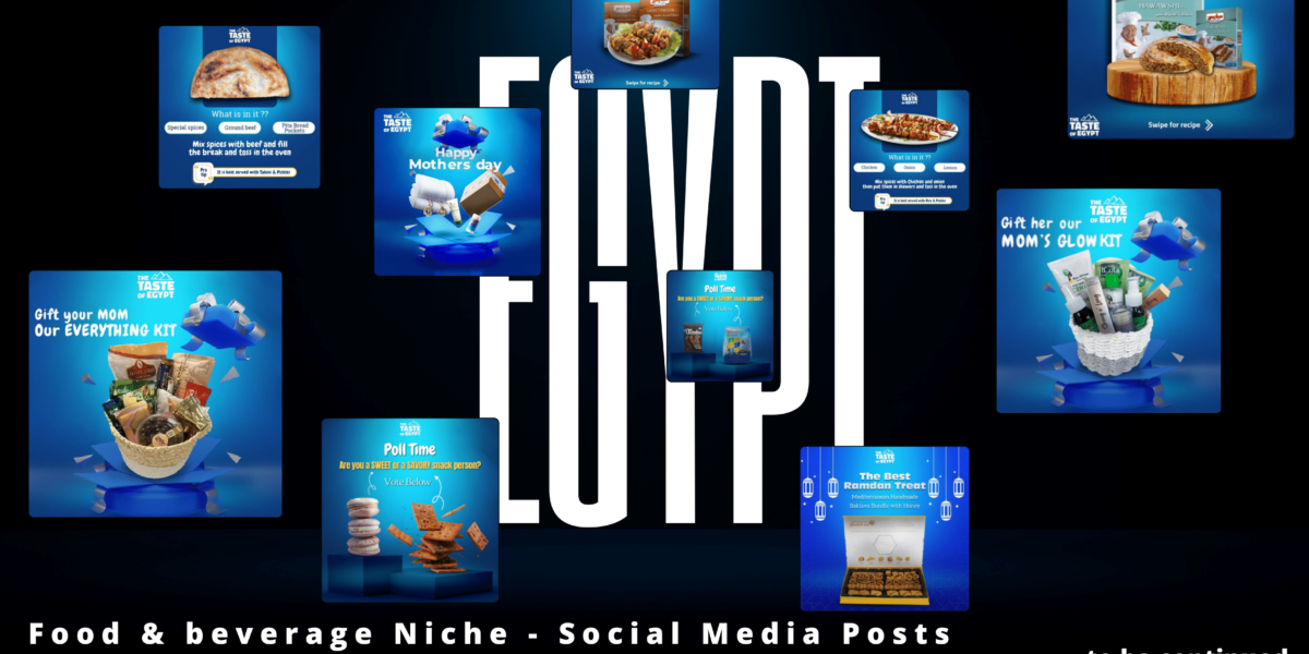 Egyptian cuisine social media marketing